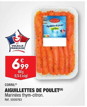 Aiguillettes De Poulet Corril