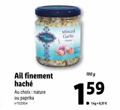 ail finement haché 1001 delights