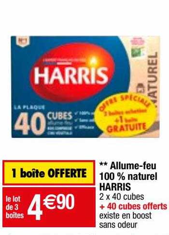 Allume-feu 100% Naturel Harris
