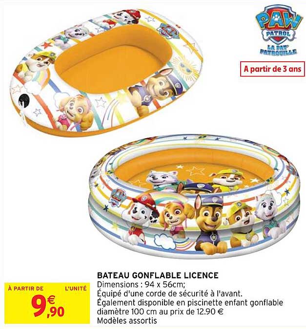 bateau gonflable licence