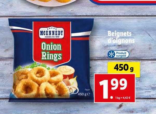 beignets d'oignons mcennedy