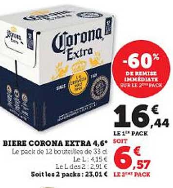 bière corona extra 4,6°