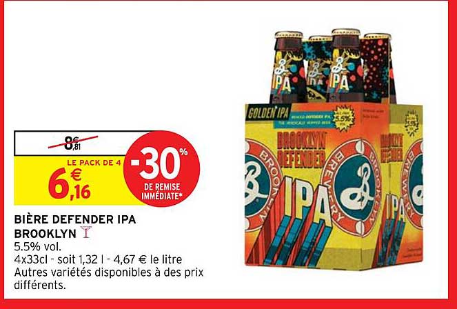 bière defender ipa brooklyn