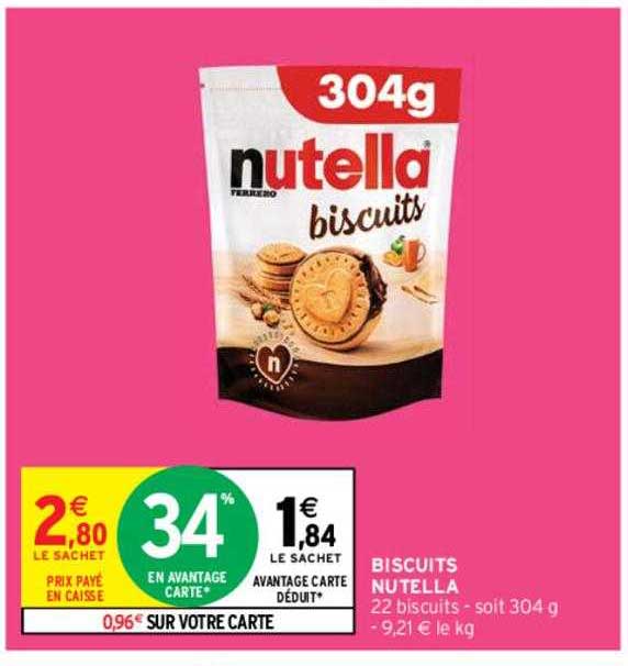 Biscuits Nutella