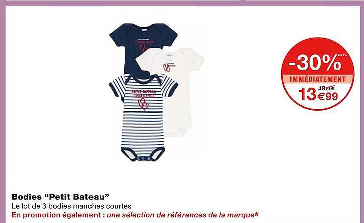 bodies "petit bateau"