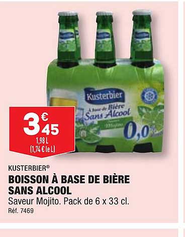 Boisson à Base De Bière Sans Alcool Kusterbier