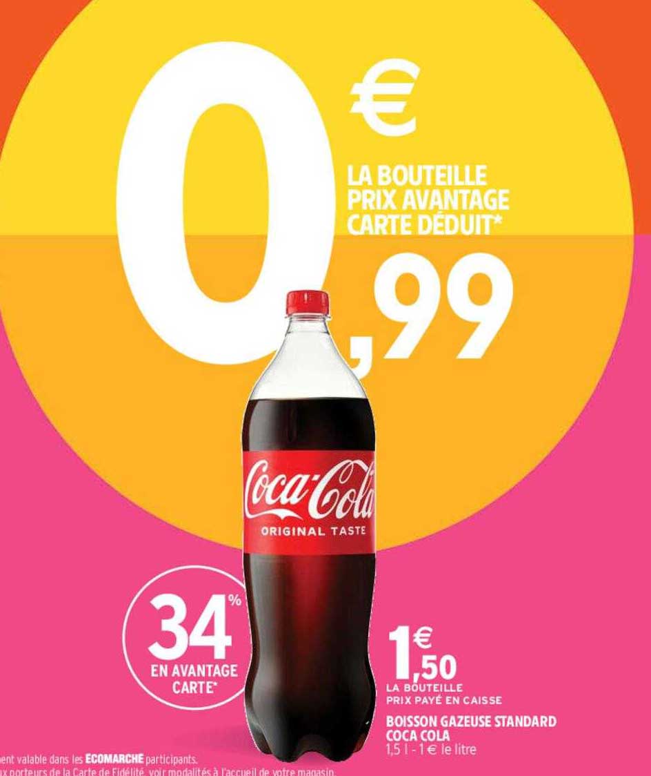 Boisson Gazeuse Standard Coca Cola