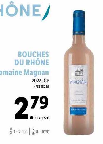 Bouches Du Rhône Domaine Magnan 2022 Igp