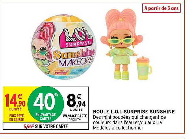 boule l.o.l surprise sunshine