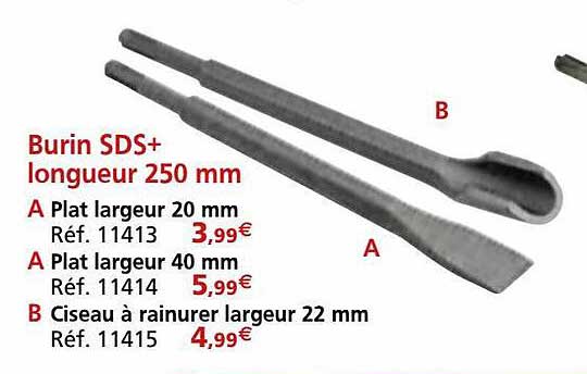 burin sds+ longueur 250 mm