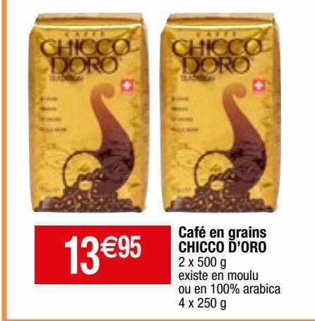 café en grains chicco d'oro