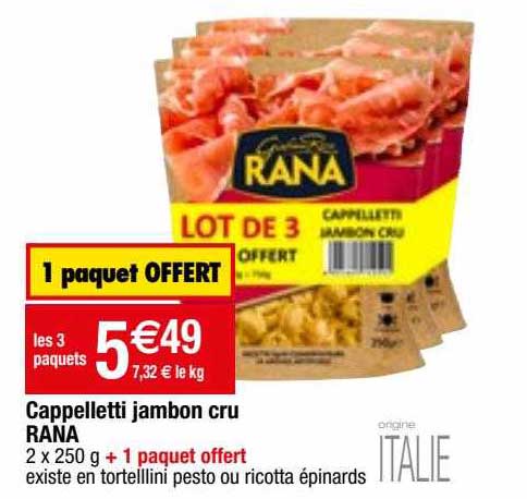 cappelletti jambo cru rana