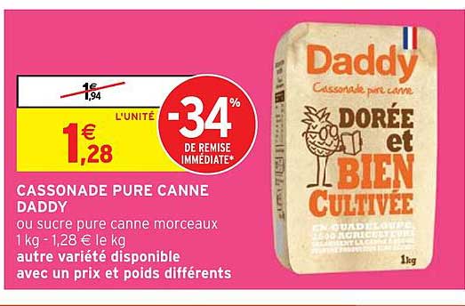 Cassonade Pure Canne Daddy