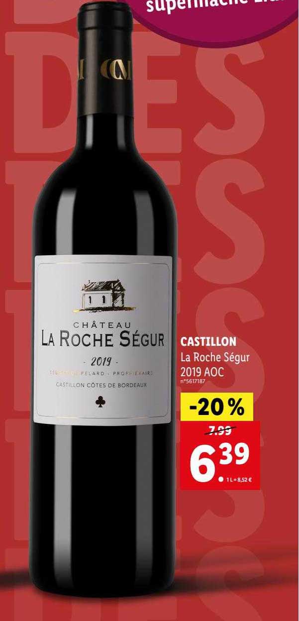 castillon la roche ségur 2019 aoc