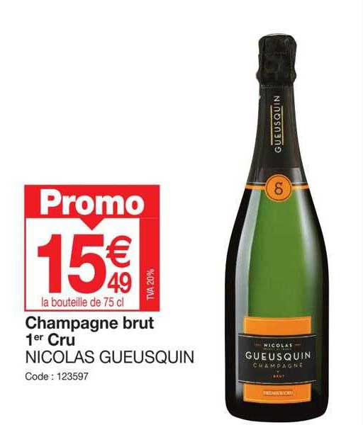 champagne brut 1er cru nicolas gueusquin