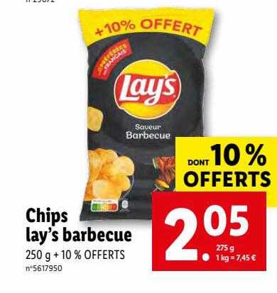 Chips Lay's Barbecue