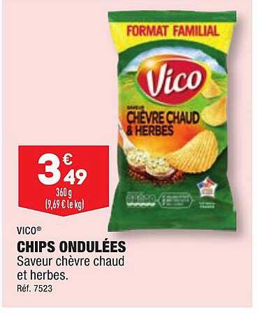 chips ondulées vico
