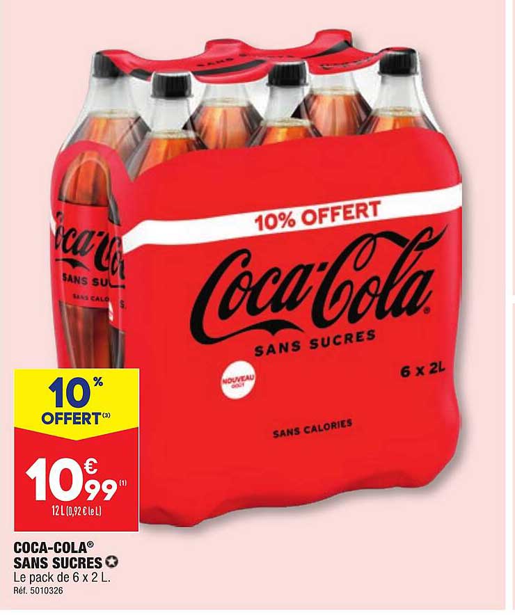 coca-cola sans sucres