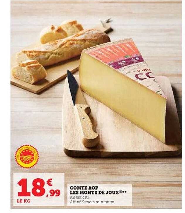 comté aop les monts de joux