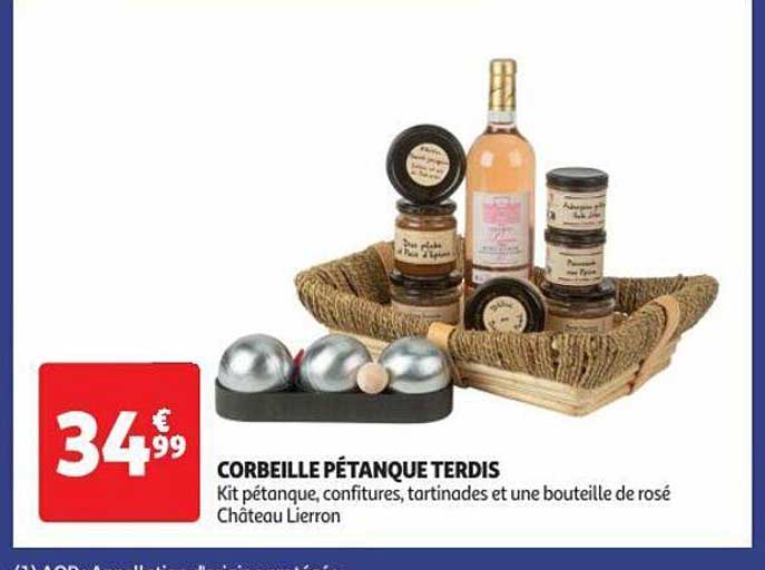 corbeille pétanque terdis