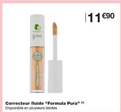 correcteur fluide "formula pura"