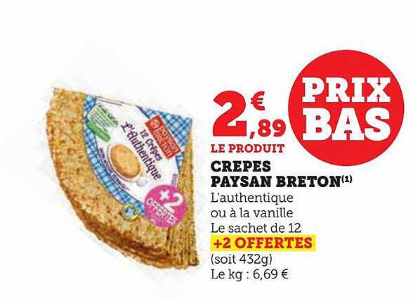 crêpes paysan breton