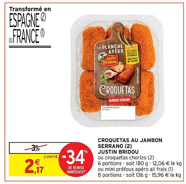 croquetas au jambon serrano justin bridou