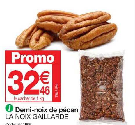 demi-noix de pécan la noix gaillarde