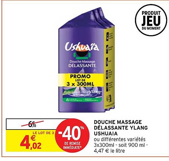 douche massage délassante ylang ushuaïa