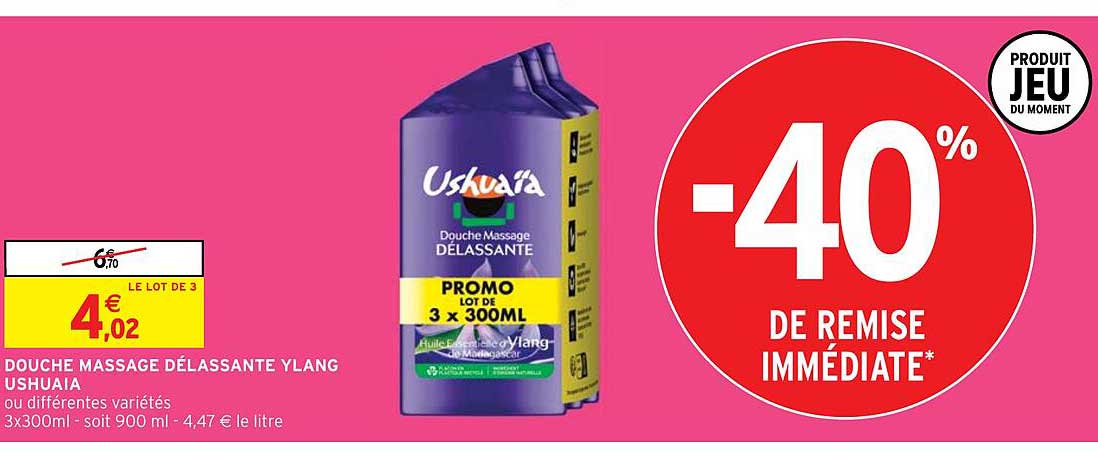 douche massage délassante ylang ushuaia