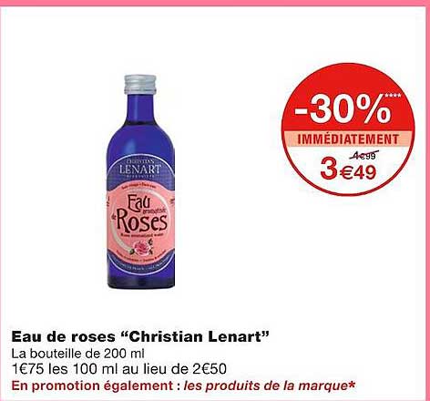 eau de roses "christian lenart"