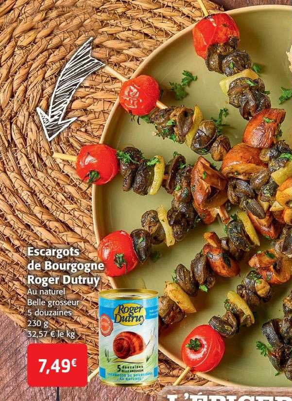 escargots de bourgogne roger dutruy