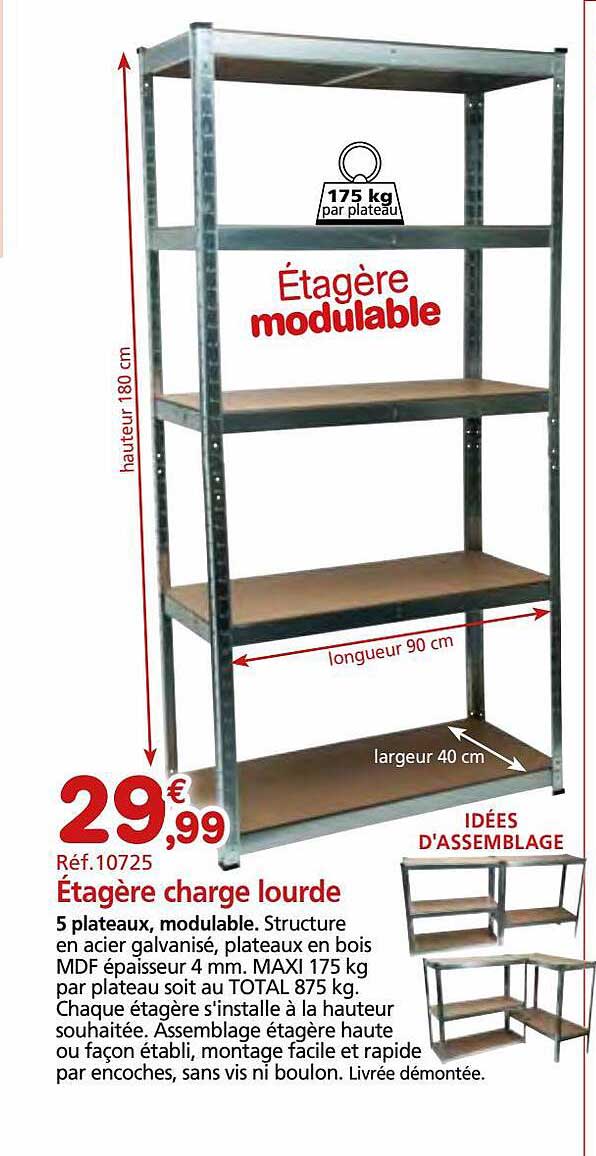 étagère charge lourde