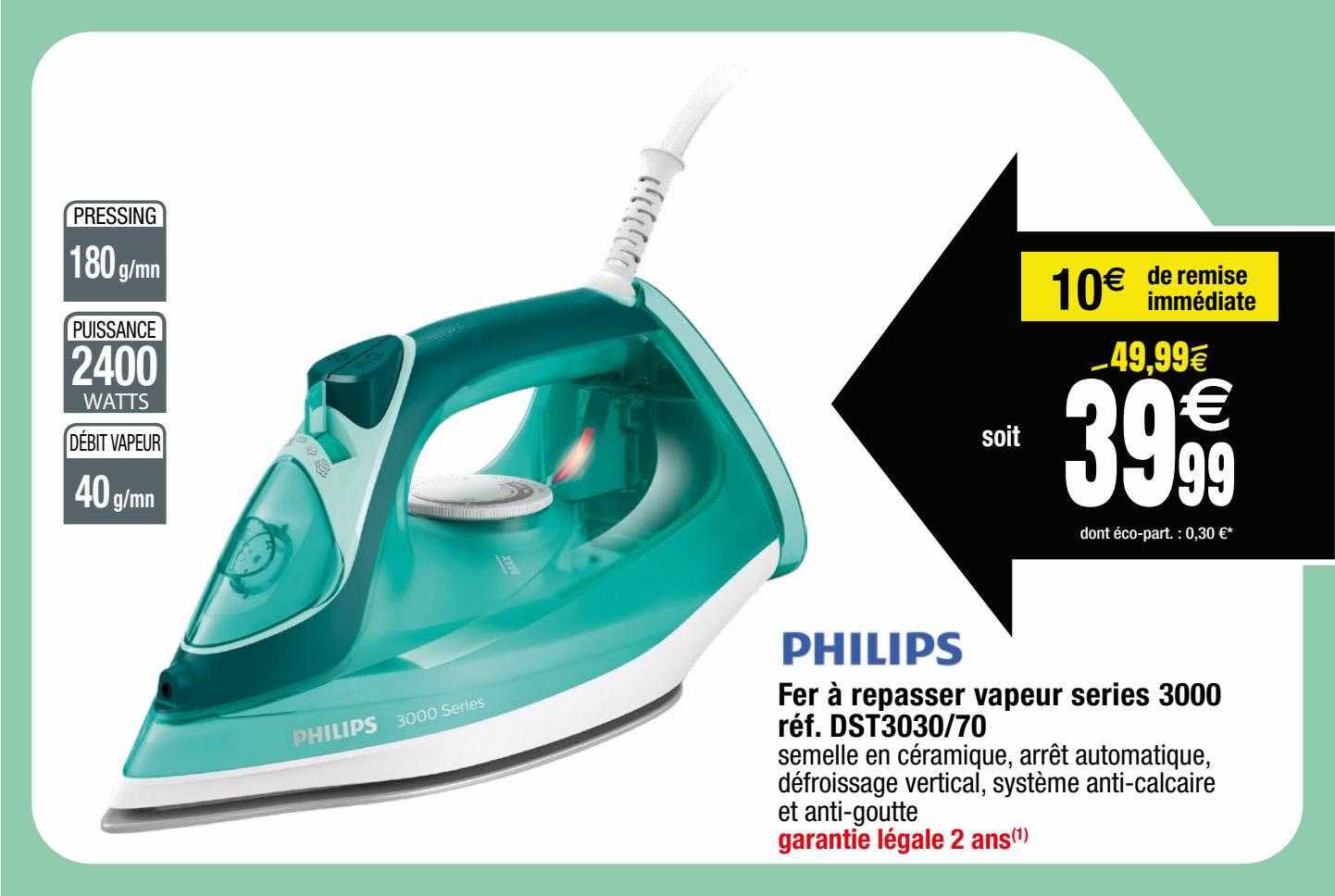 fer à repasser vapeur séries 3000 philips