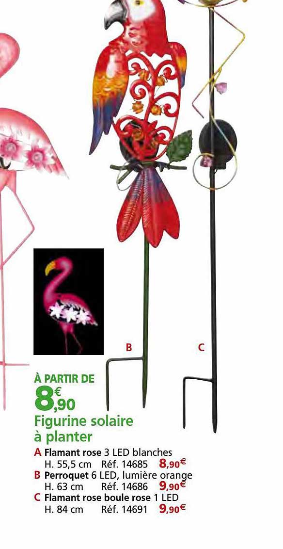 figurine solaire à planter