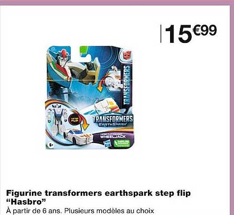figurine transformers earthspark step flip "hasbro"
