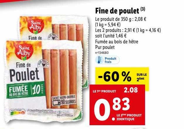 fine de poulet saint alby