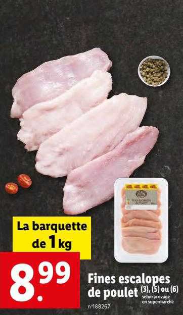 Fines Escalopes De Poulet