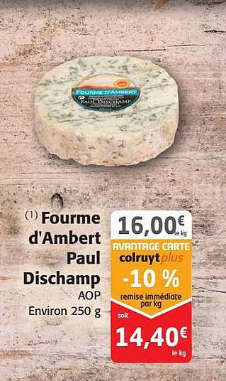 fourme d'ambert paul dischamp