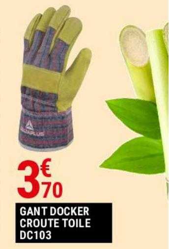 gant docker croute toile dc103