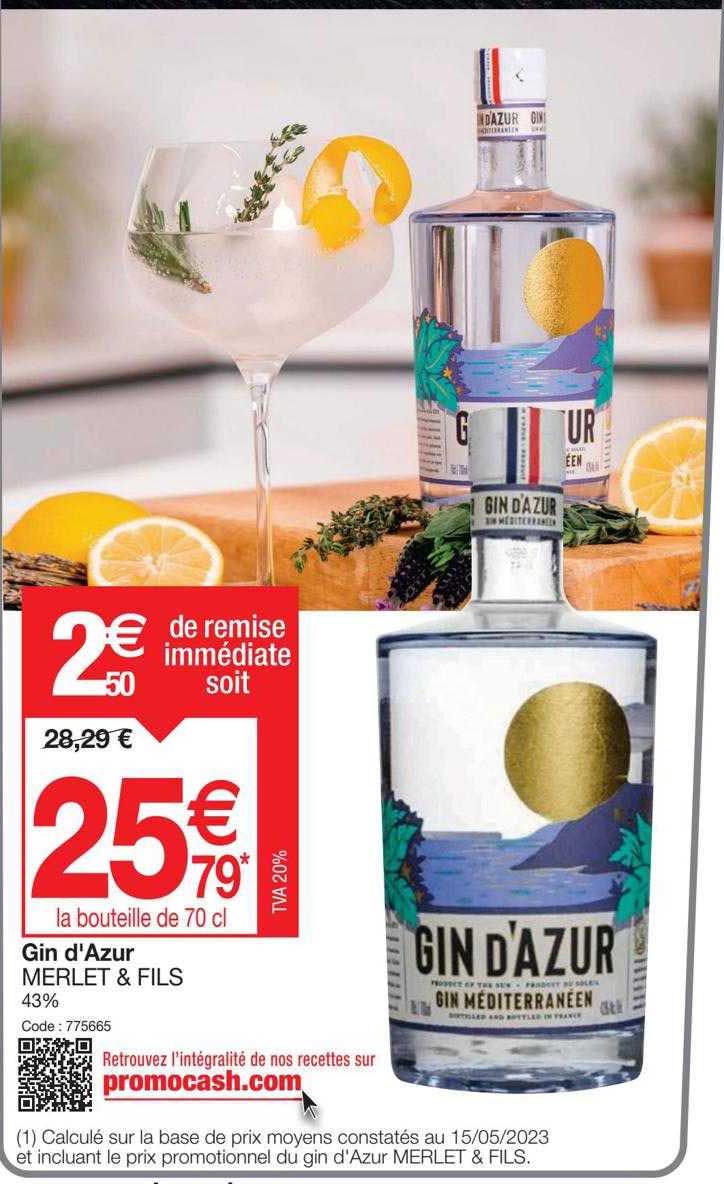 gin d'azur merlet & fils