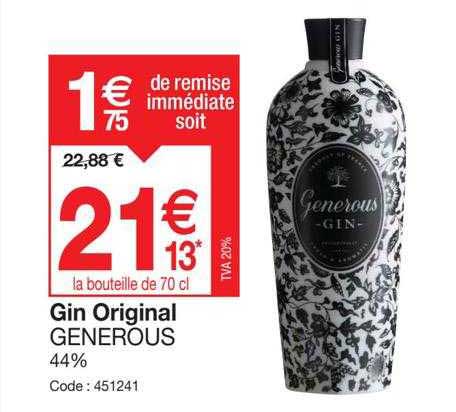 Gin Original Generous