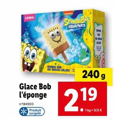 glace bob l'éponge