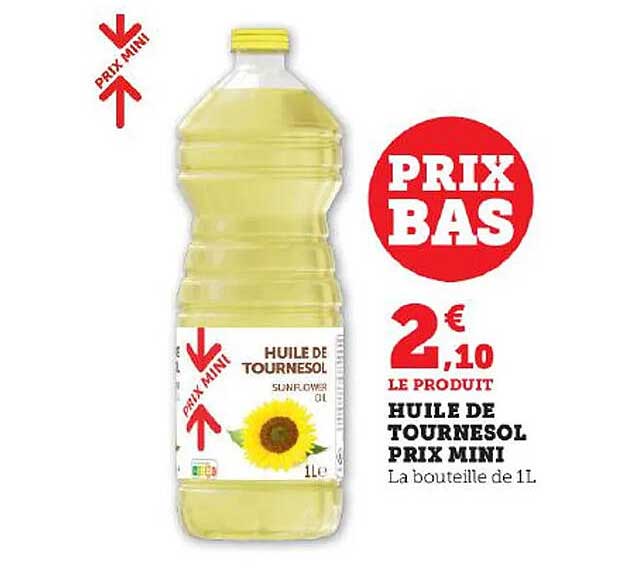 Huile De Tournesol Prix Mini