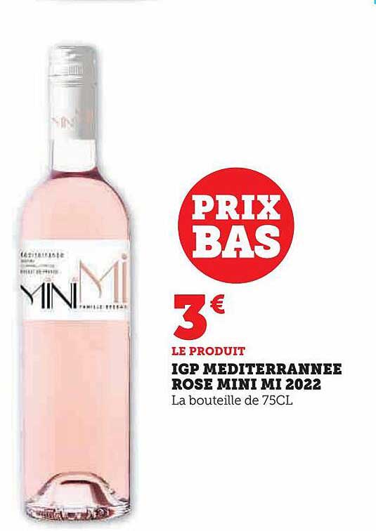 Igp Méditerranée Rosé Mini Mi 2022