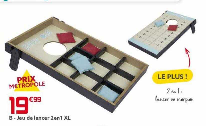 jeu de lancer 2 en 1 xl