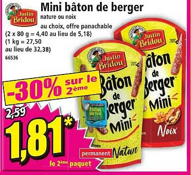 justin bridou mini bâton de berger
