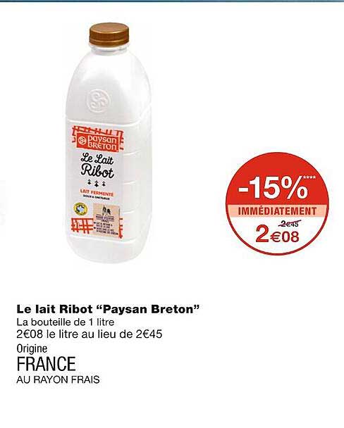 le lait ribot "paysan breton"