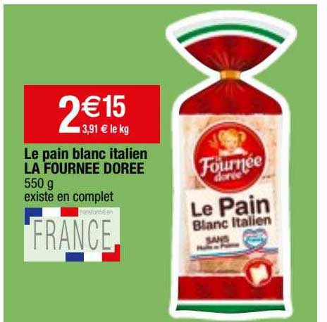 le pain blanc italien la fournée dorée