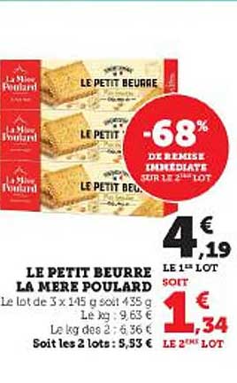 le petit beurre la mère poulard